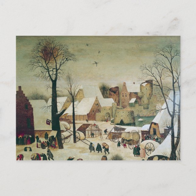 The Census at Bethlehem Postcard (Front)