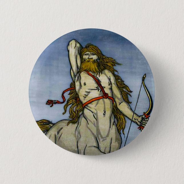 The Centaur 2 Inch Round Button (Front)