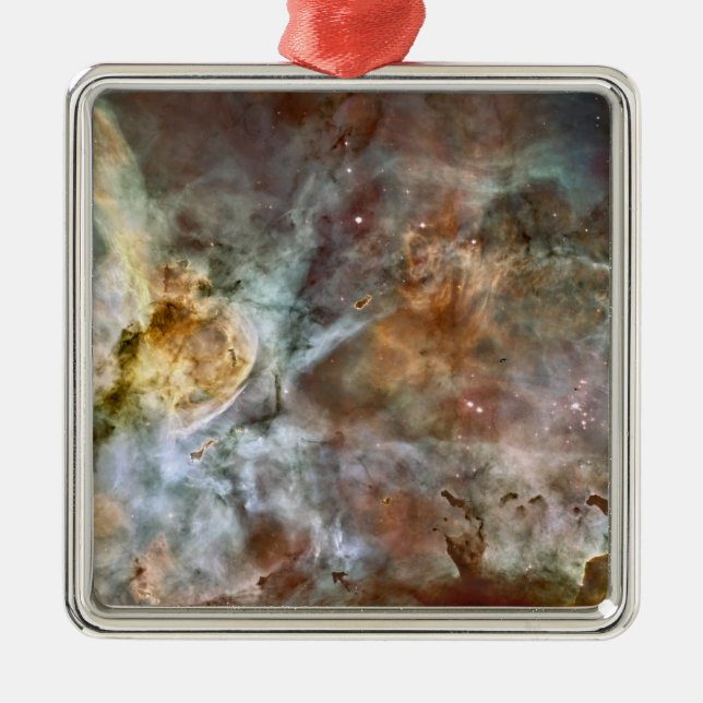 The central region of the Carina Nebula Metal Ornament (Front)