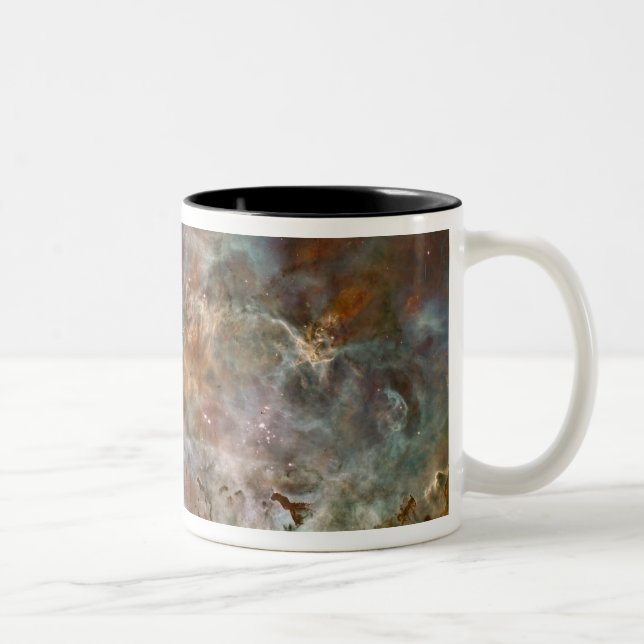 The central region of the Carina Nebula Two-Tone Coffee Mug (Right)