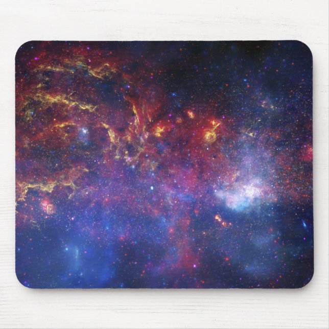 The central region of the Milky Way galaxy Mouse Pad (Front)
