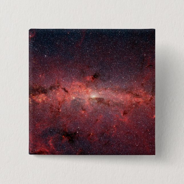 The centre of the Milky Way Galaxy 2 Inch Square Button (Front)