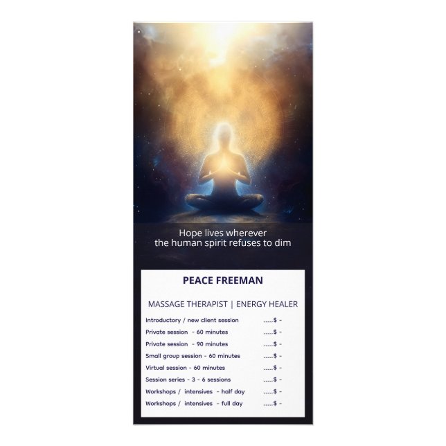 The Centre Within | Mindful Stillness Rack Card (Front)