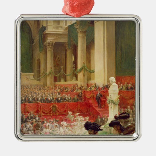 The Ceremony at the Pantheon Metal Ornament (Front)