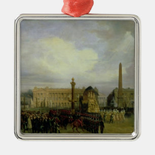 The Ceremony for the Return of Napoleon's Ashes Metal Ornament