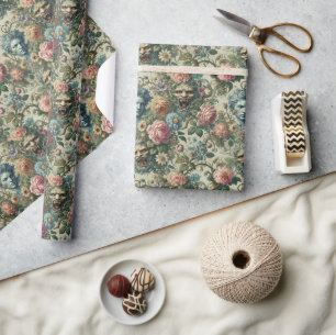 The Cerulean Muse – Gothic Victorian  Wrapping Paper