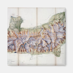 The Chain of Mont Blanc, from an actual survey in Magnet