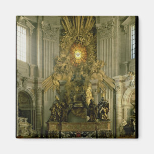 The chair of St. Peter, 1665 Magnet