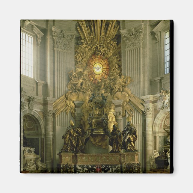 The chair of St. Peter, 1665 Magnet (Front)