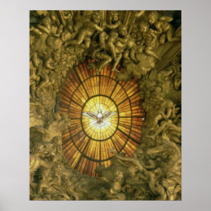 The chair of St.Peter Poster