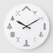 "The Chairs" Masonic Clock