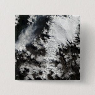 The Chaiten Volcano in Chile 2 Inch Square Button
