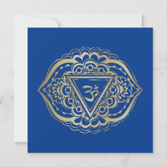 The Chakras Ajna - Greeting Card (Front)