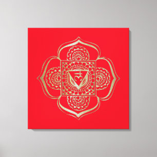 The Chakras Muladhara - Wrapped Canvas