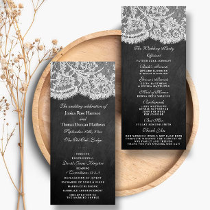 The Chalkboard & Lace Wedding Collection Programs
