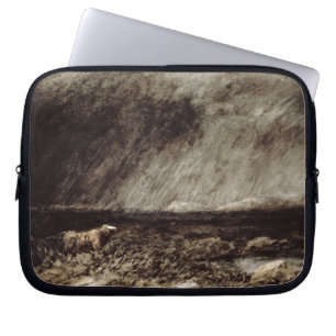 The Challenge on the Moors, near Bettws-y-Coed, No Laptop Sleeve