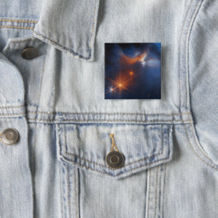 The Chamaeleon I Dark Molecular Cloud 2 Inch Square Button