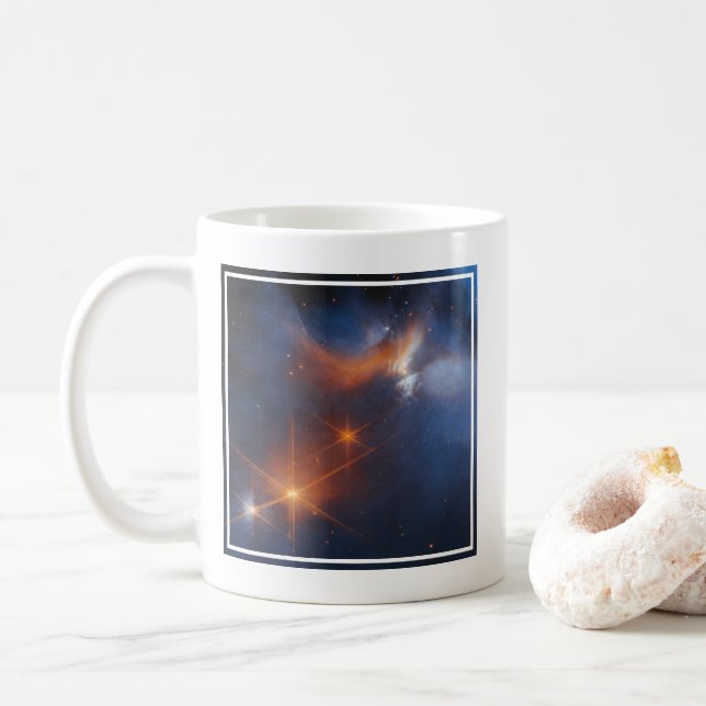 The Chamaeleon I Dark Molecular Cloud Coffee Mug (With Donut)