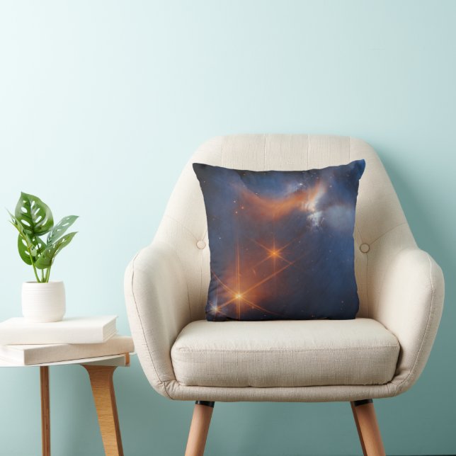 The Chamaeleon I Dark Molecular Cloud Throw Pillow (Chair)