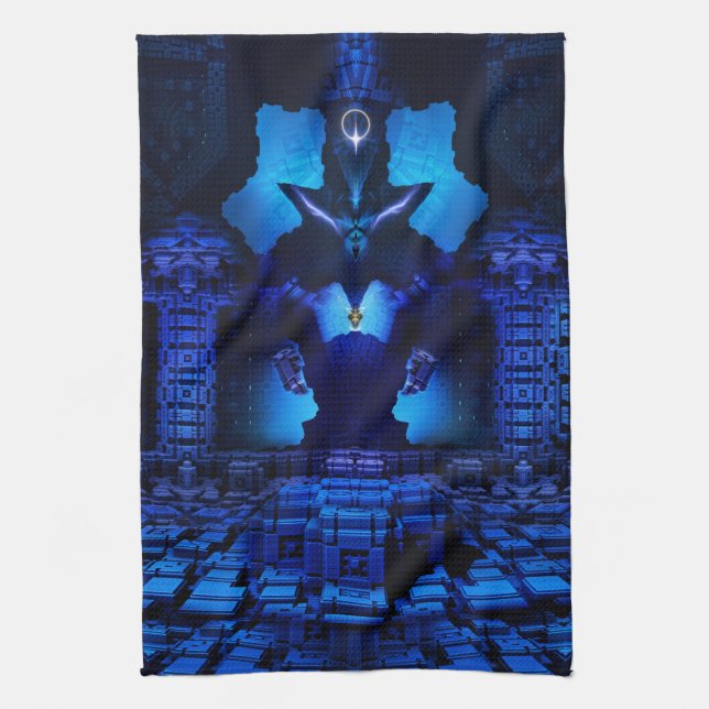 The Chamber Of Talidos Digital Art Kitchen Towel (Vertical)