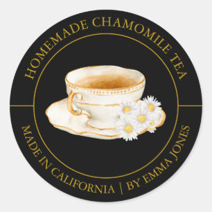 Thé Chamomile étiquette moderne