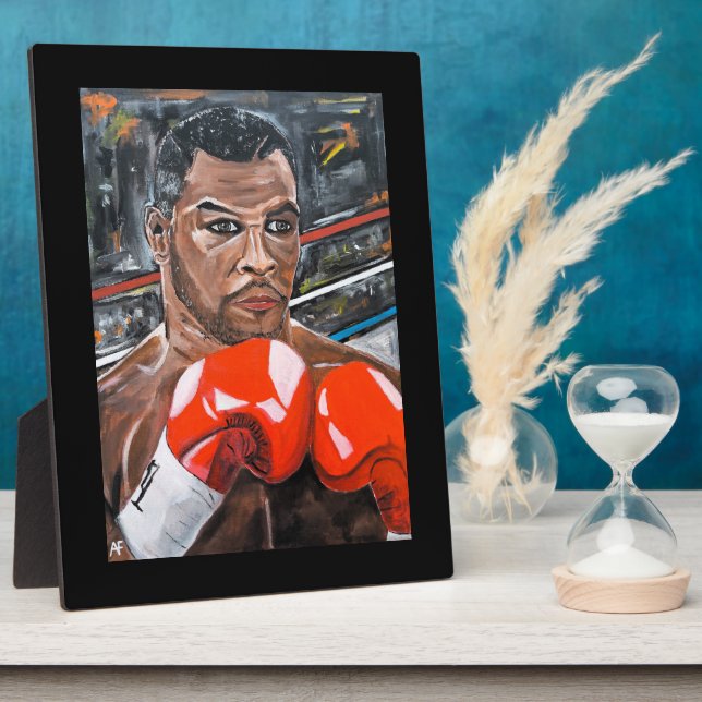 The Champ Painting by Alfred Fox Plaque (Side)