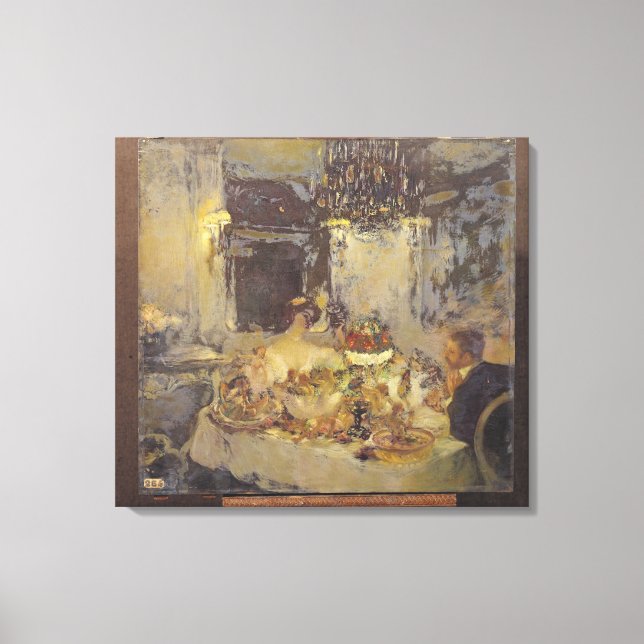 The Champagne Canvas Print (Front)