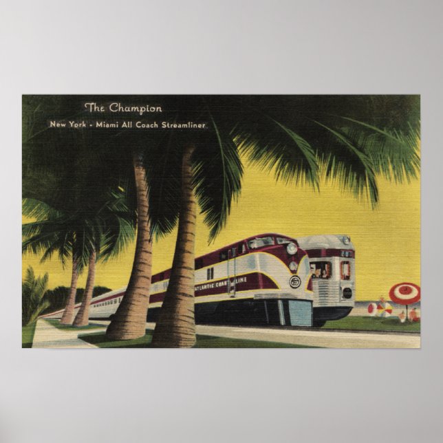 The Champion Railroad, to New York City Poster (Front)