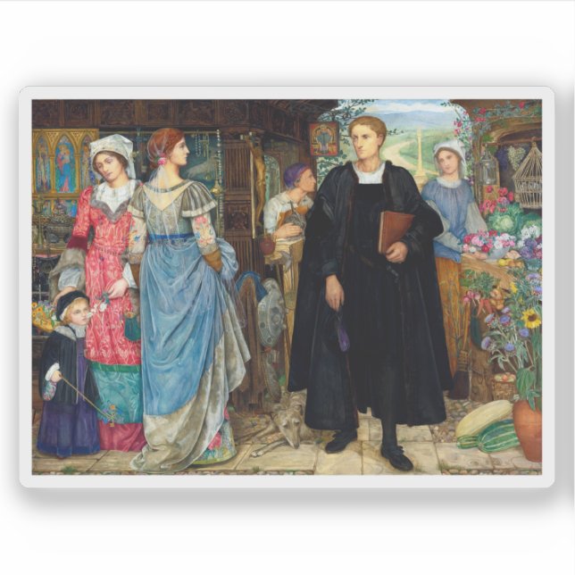 The Chance Meeting c. 1907 By Kate Elizabeth Bunce (Front)