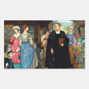 The Chance Meeting c. 1907 By Kate Elizabeth Bunce Sticker