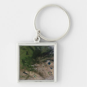 The change in vegetation keychain