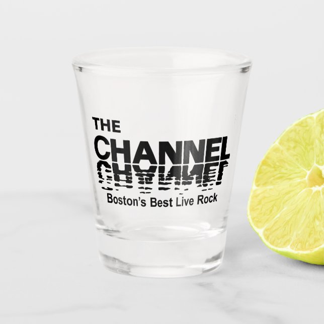The Channel Boston MA Shot Glass (Front)