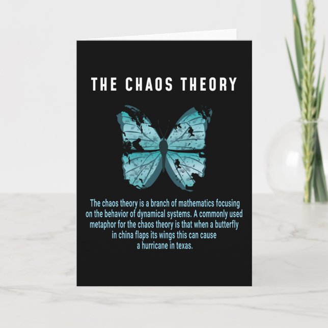 The Chaos Theory Butterfly Cyclone Card (Front)