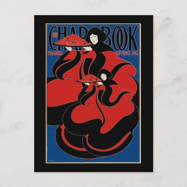 The Chap-Book, Thanksgiving Number Holiday Postcard (Front)