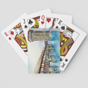 The Chapel Bridge in Lucerne (Switzerland) Playing Cards