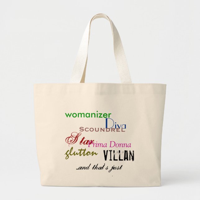 The Characters Backstage Bag (Front)