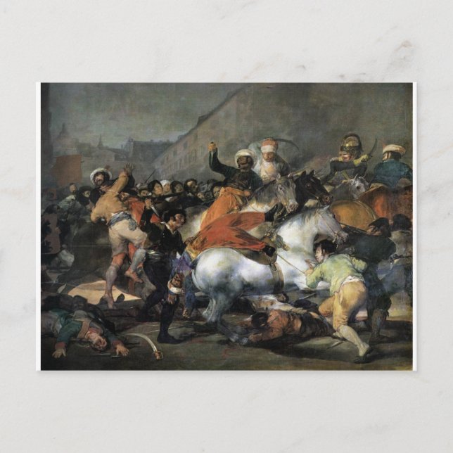 The Charge of the Mamelukes by Francisco Goya Postcard (Front)