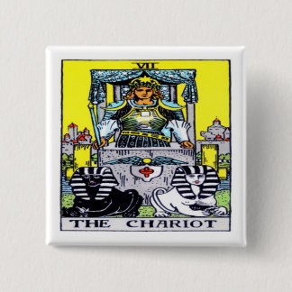 The Chariot 2 Inch Square Button
