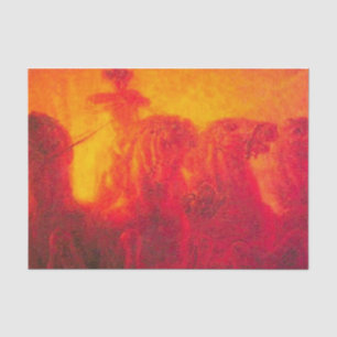 The Chariot of the Sun by Gaetano Previati Tissue Paper