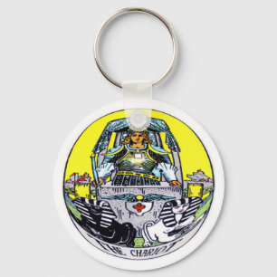 The Chariot Tarot Keychain