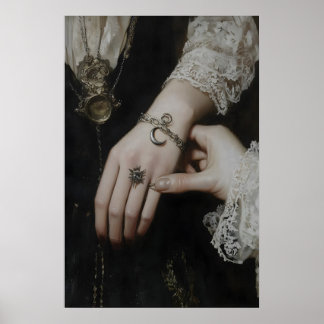 The Charm Bracelet Dark Academia Wall Art