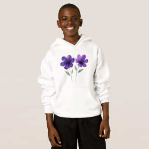 The charm of purple flowers