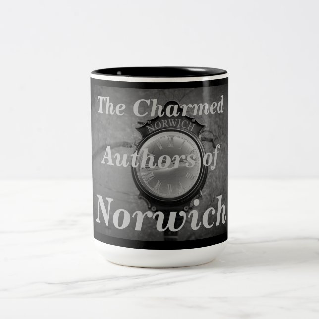 The Charmed Authors of Norwich Two-Tone Coffee Mug (Center)