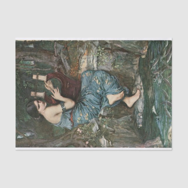The Charmer by John William Waterhouse Decoupage Tissue Paper (Front)