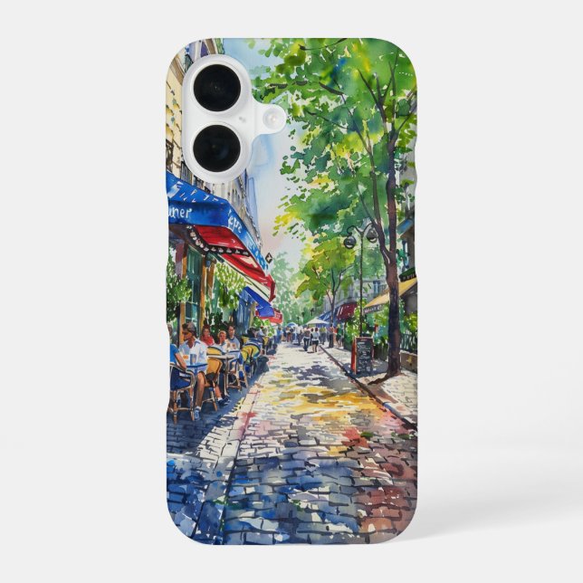 The Charming Cafe iPhone 16 Case (Back)