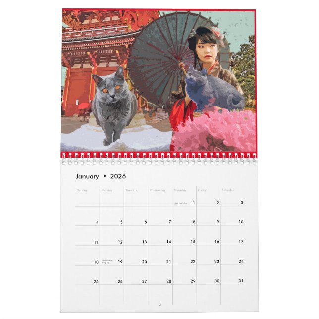 The Chartreux Calendar  (Jan 2026)