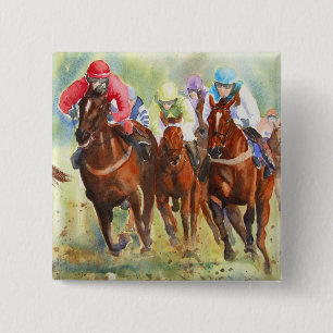 The Chase 2 Inch Square Button