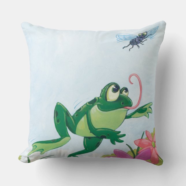 The Chase Throw Pillow (Front)