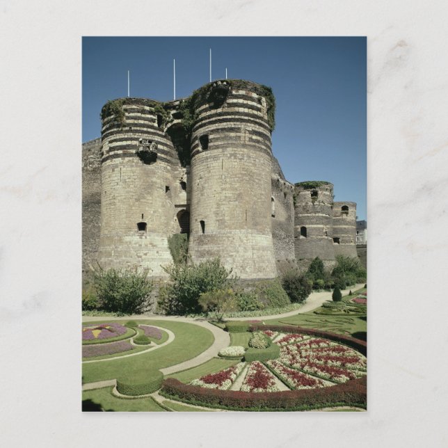 The Chateau d'Angers, completed 1238 Postcard (Front)
