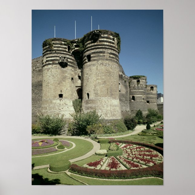 The Chateau d'Angers, completed 1238 Poster (Front)